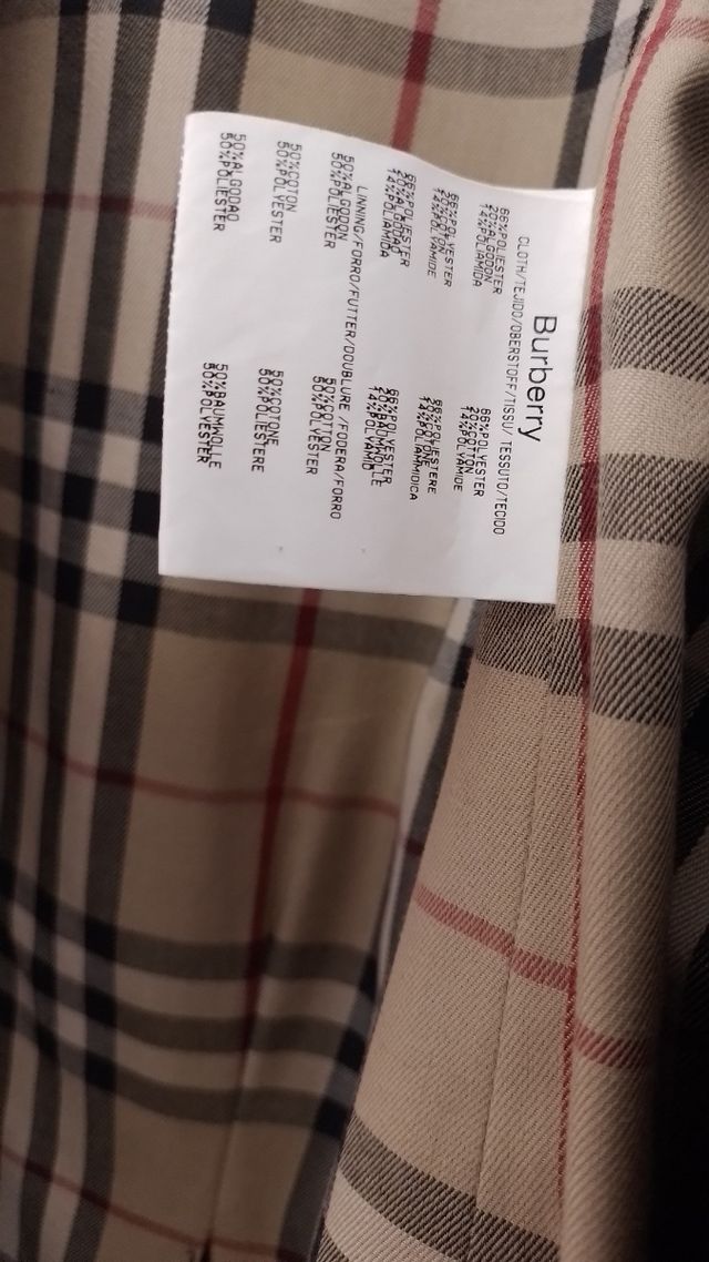 Gabardina negra burberrys 