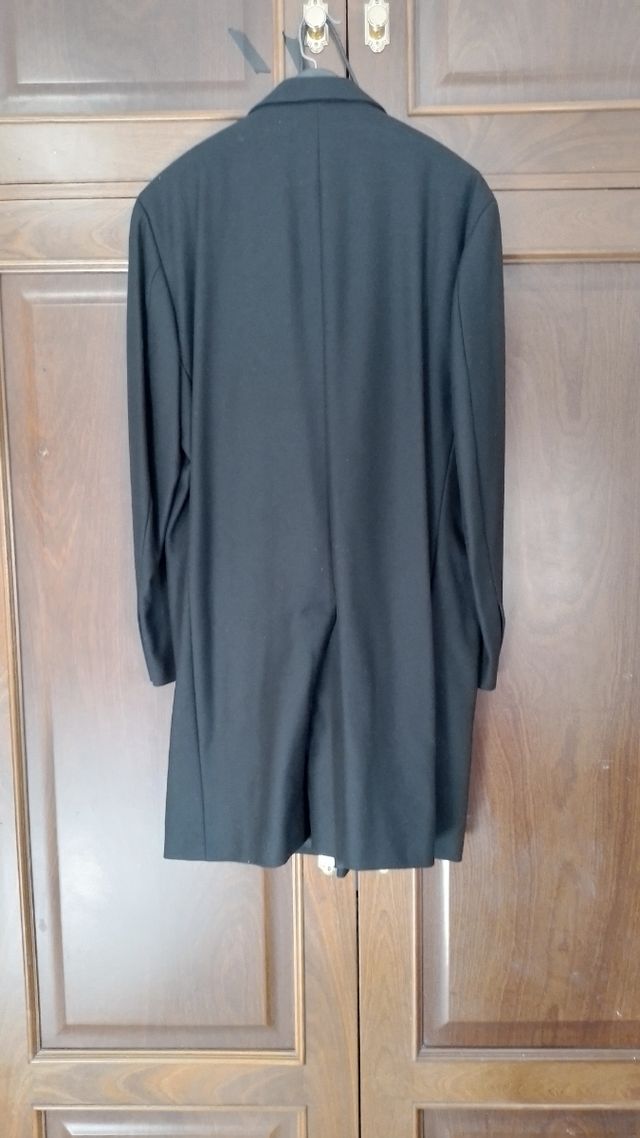 Abrigo negro de Balmain T58