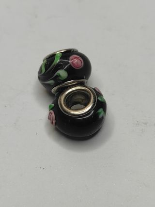 abalorio de Murano y acero