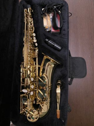 Saxo alto Jean Baptiste como nuevo para aprender