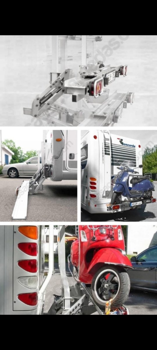 Portamotos Hidraulico Autocaravana De Segunda Mano Por 2 700 EUR En 