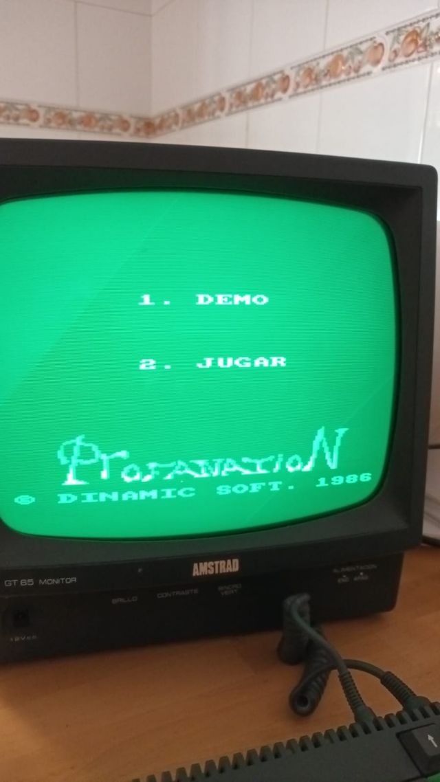 Ordenador Amstrad CPC 464 con 131 juegos