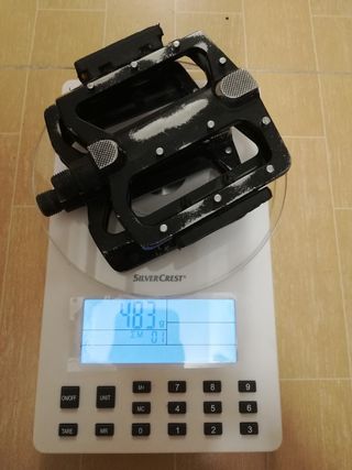 Pedales de plataforma metálicos para bicicletas