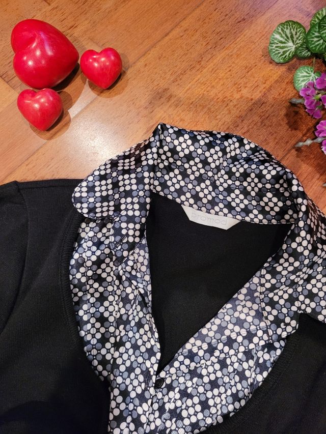 Camiseta Blusa cosida al chaleco T.L Promod