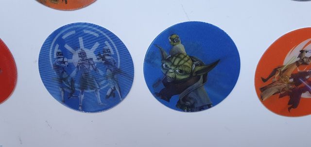 Star wars: set de 12 discos Clone Wars UK