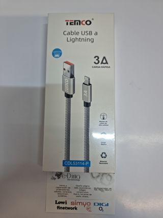 Cable iPhone 7/8/X/XR/11...