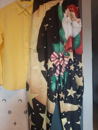 pantalón bombacho navidad