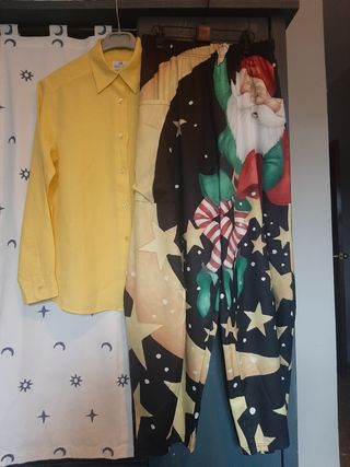 pantalón bombacho navidad