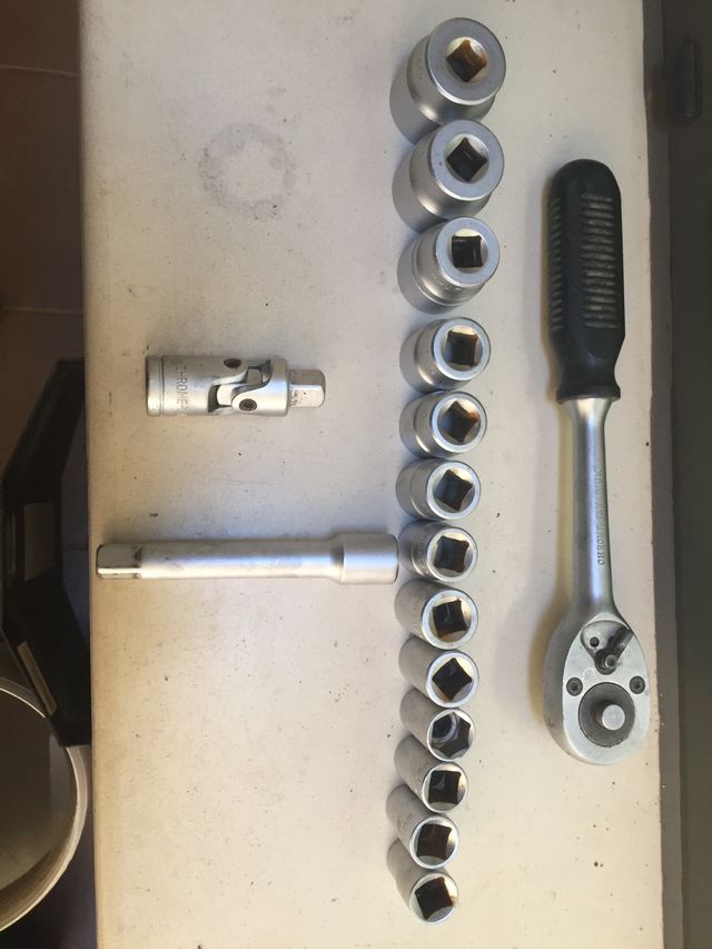 Juego completo carraca chrome vanadium