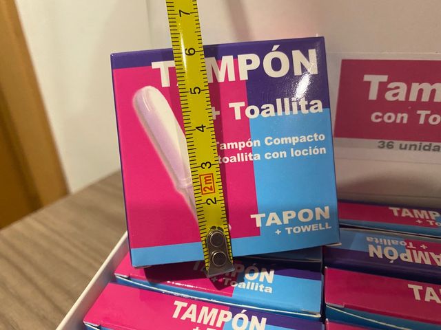 SET TAMPON MAS TOALLITA - LOTE 36 unds.