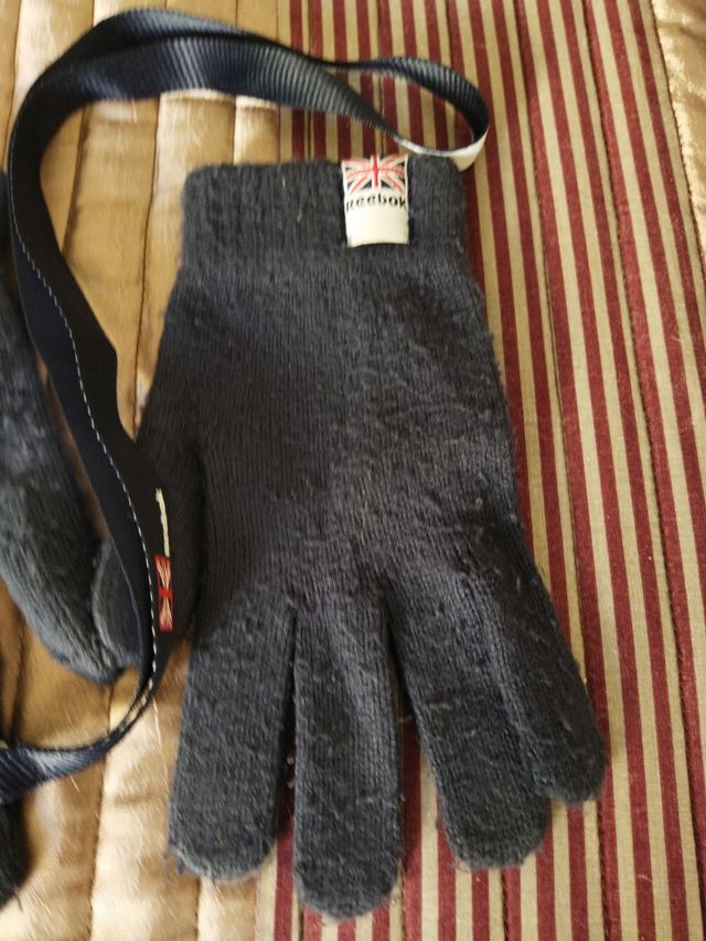 Guantes Reebok,lana,azul marino S