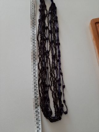 collar morado varias cintas 