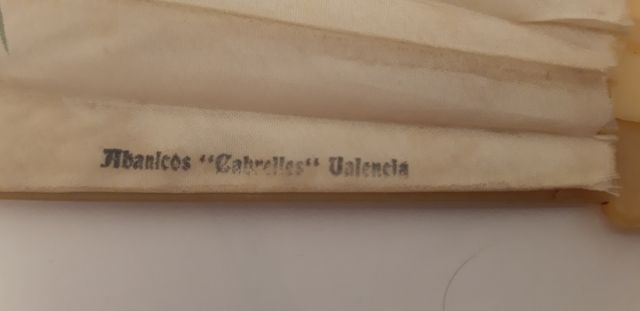 Abanico antiguo de 1900