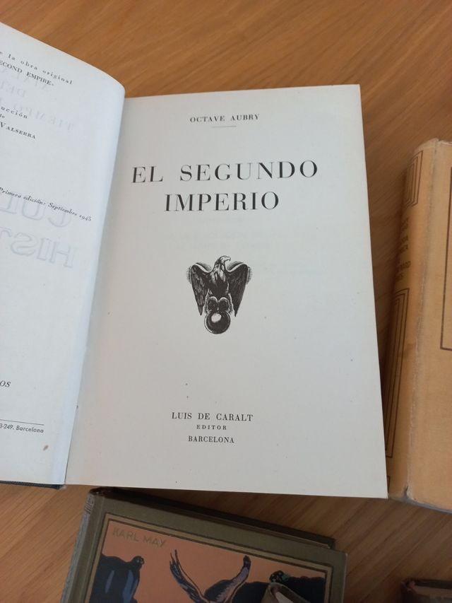 Diversi vecchi libri castigliani e tedeschi
