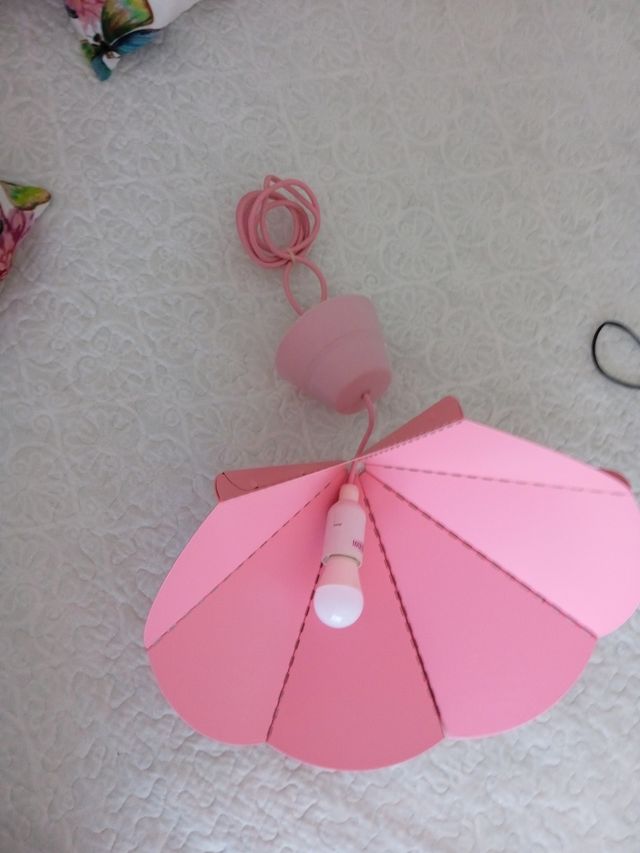 lampara rosa 8€