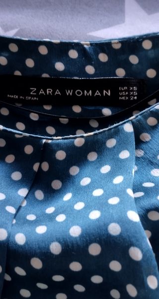 Blusa de seda Zara