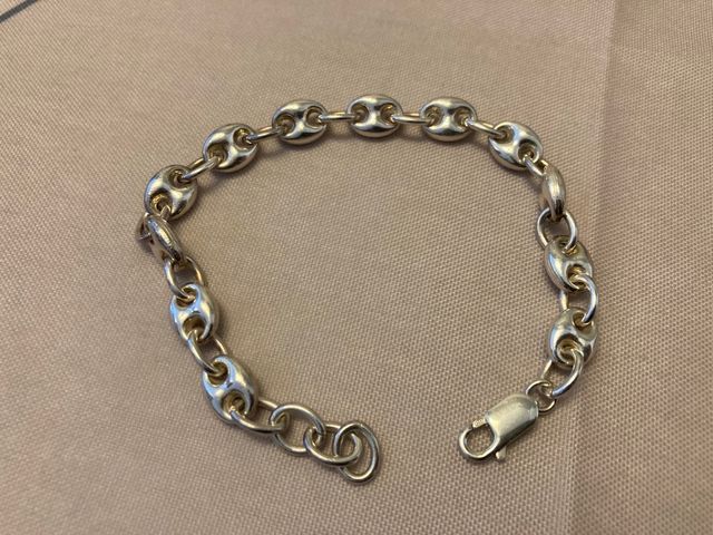 Pulsera de eslabones de plata