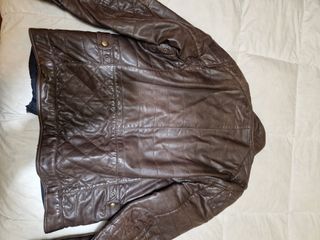 cazadora de piel reversible