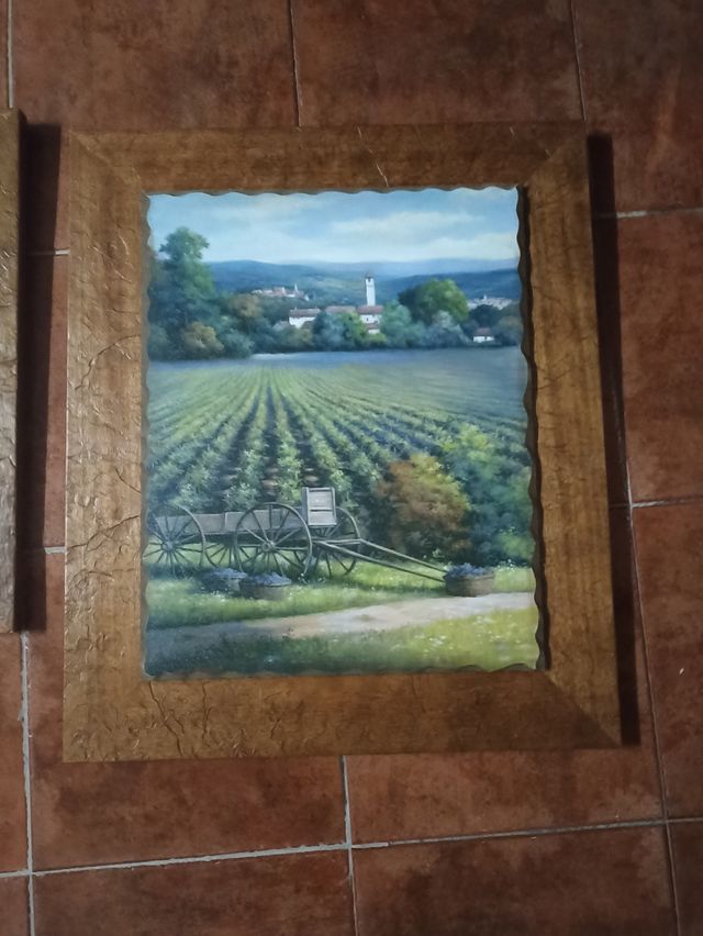 cuadros madera estilo rústico 55x65cm