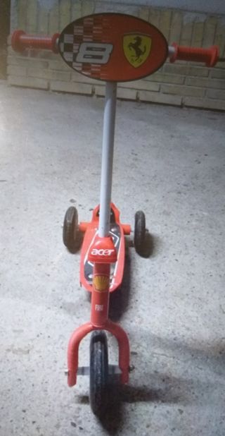 Patinete Infantil 3 ruedas Ferrari 