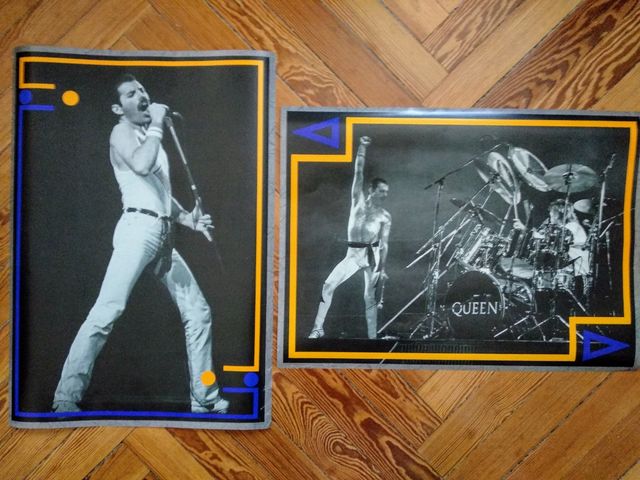 Queen / Freddie Mercury - póster vintage 