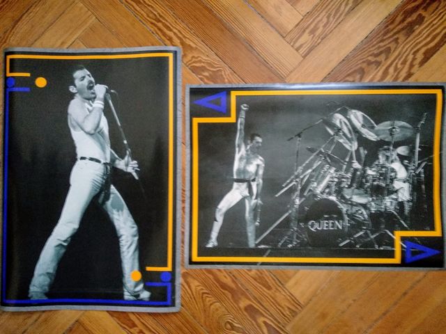 Queen / Freddie Mercury - póster vintage 