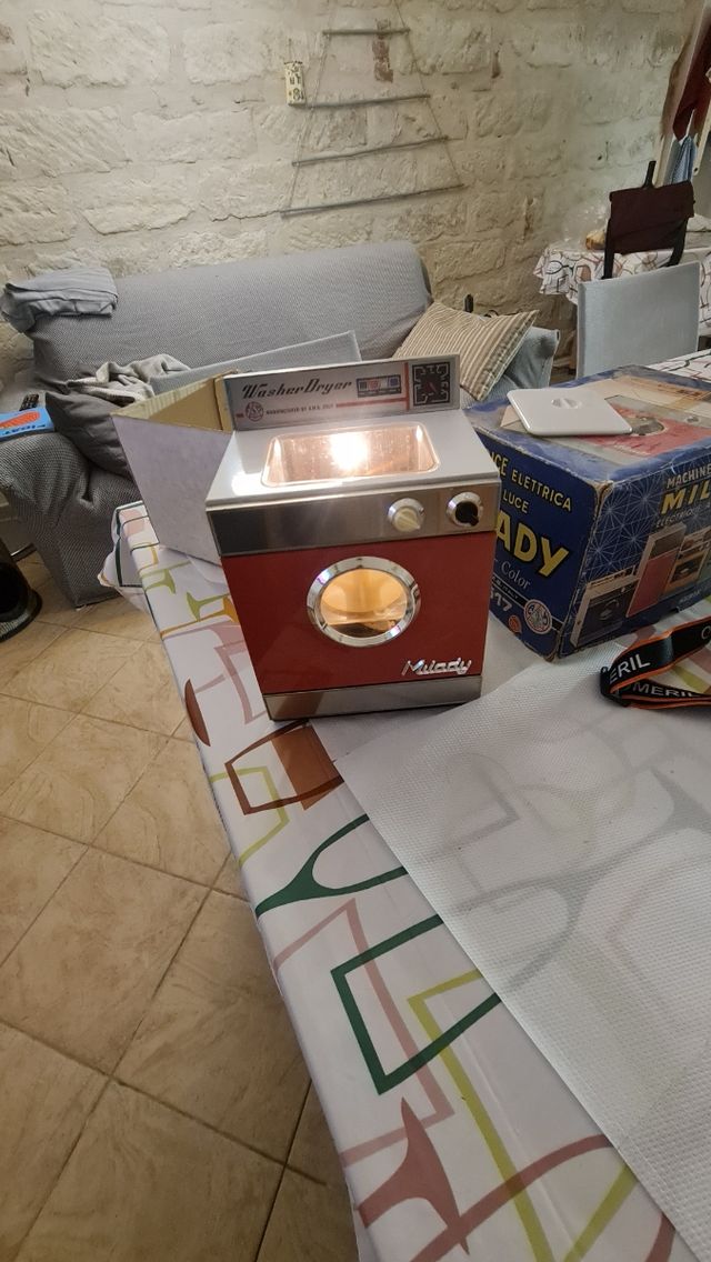 lavatrice giocattolo vintage