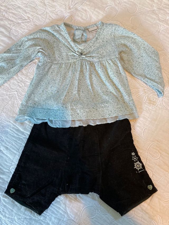 Conjunto pantalón y camiseta. 3 meses