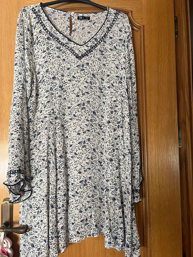 Vestido mujer ancho y suelto talla XL