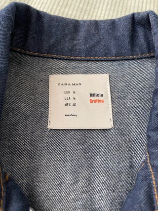 Cazadora vaquera Zara edición limitada