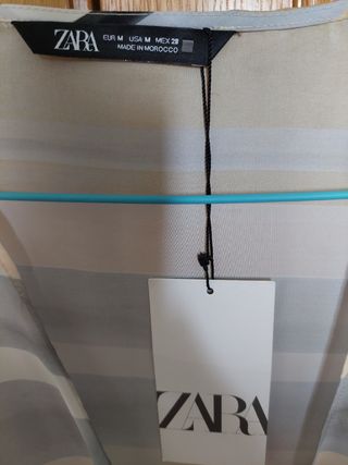 Camisa Zara mujer con etiqueta