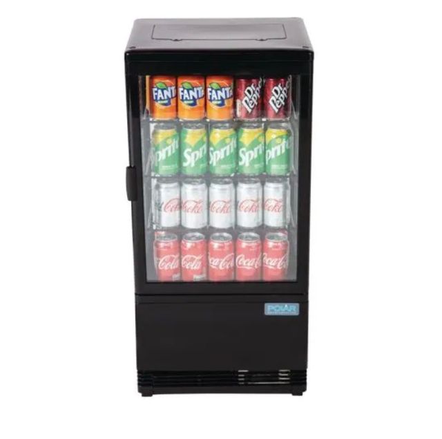 POLAR VITRINA FRIGORÍFICA VERTICAL 68L EXPOSITOR