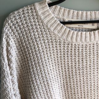 Jersey cropped de punto mujer Zara NUEVO