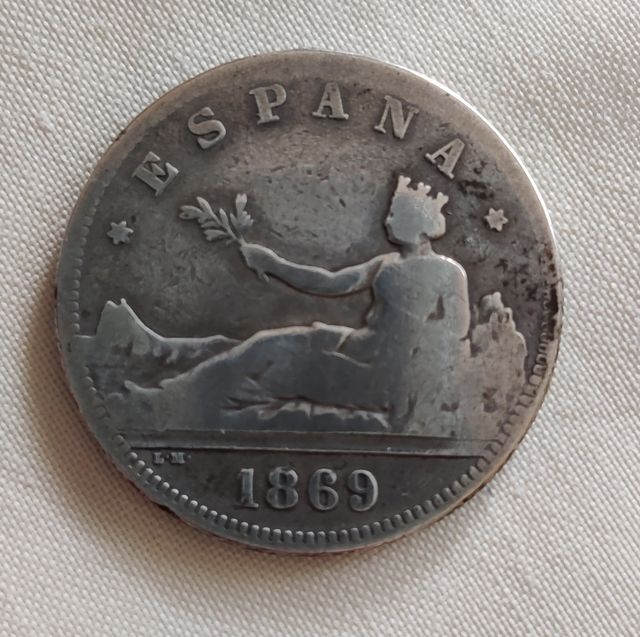 2 pesetas 1869