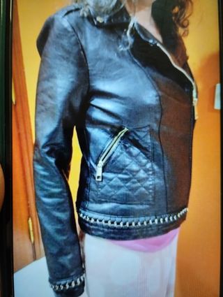 Chaqueta piel mujer