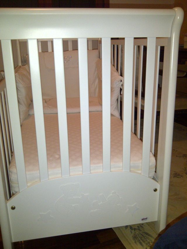 Lettino bianco PICCI serie Diamante