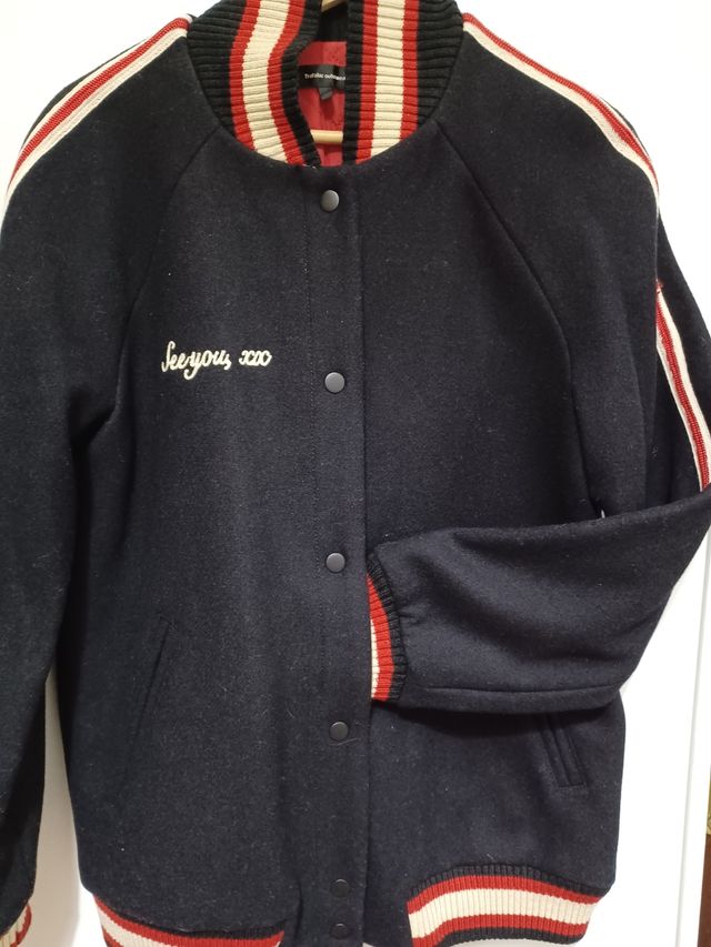 Beisbolera Vintage Zara 57% LANA