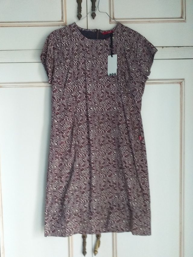 Vestido Laga tono Granate