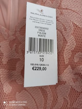Oferta!!!!Vestido fiesta Ralph Lauren