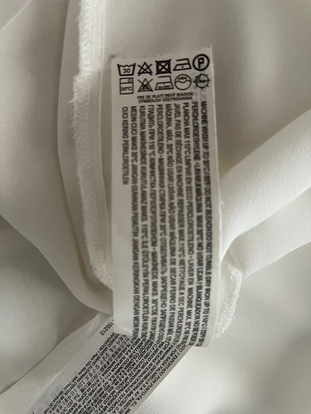 Top sin mangas de 2 capas blanco de Mango