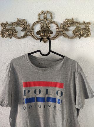 Camiseta Polo Club gris