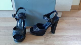 Sandalias de fiesta lentejuelas con caja