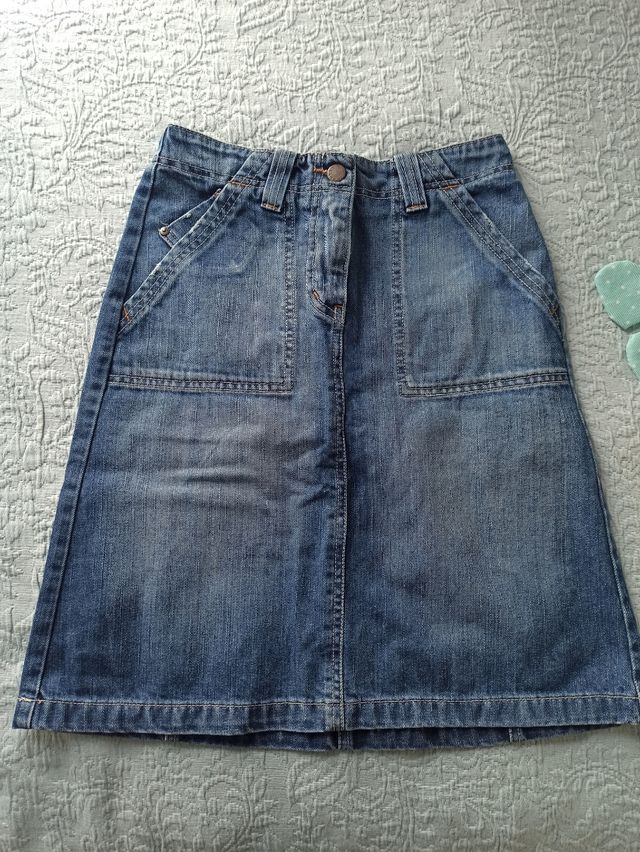Falda Midi vaquera