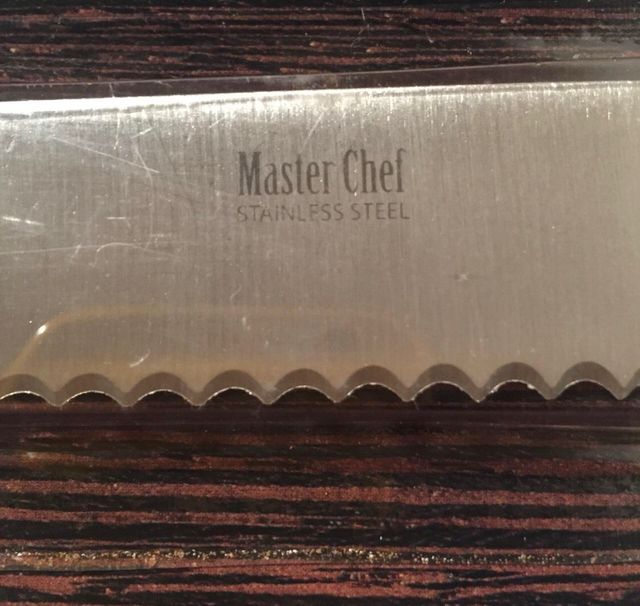 Coltello Master Chef in acciaio nuovo