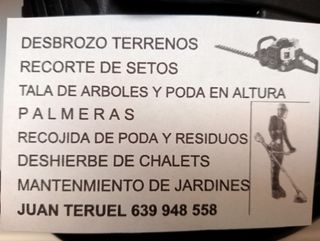 JARDINERO CON REMOLQUE