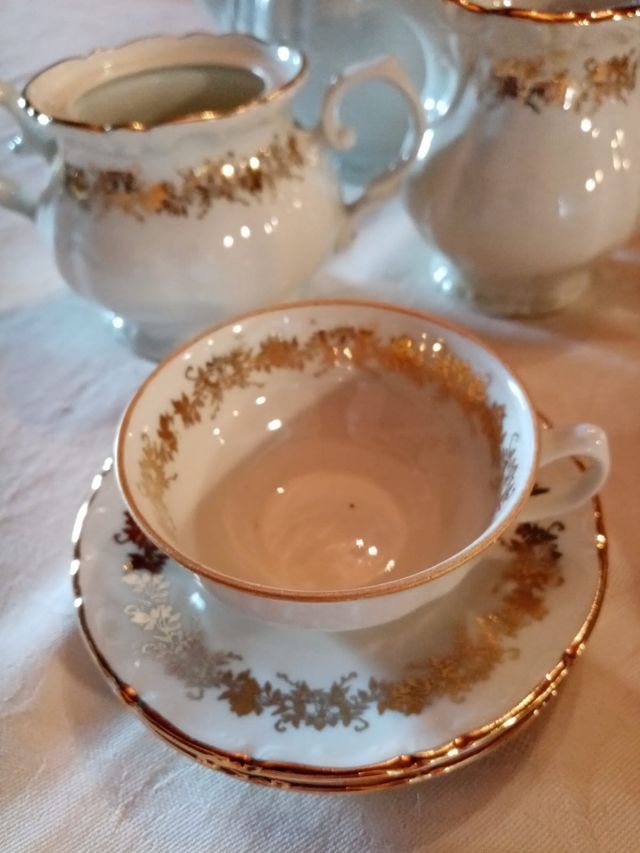 juego de café , porcelana