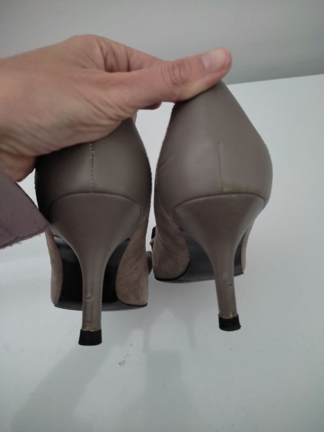 Zapatos de tacón con lazo Zara 39