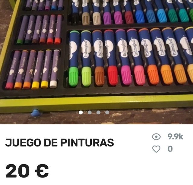Juego de pinturas