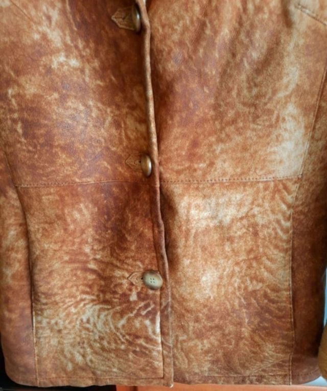 Chaqueta de piel.