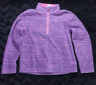 Cortavientos + Jersey Quechua rosa y morado 5/6 A.